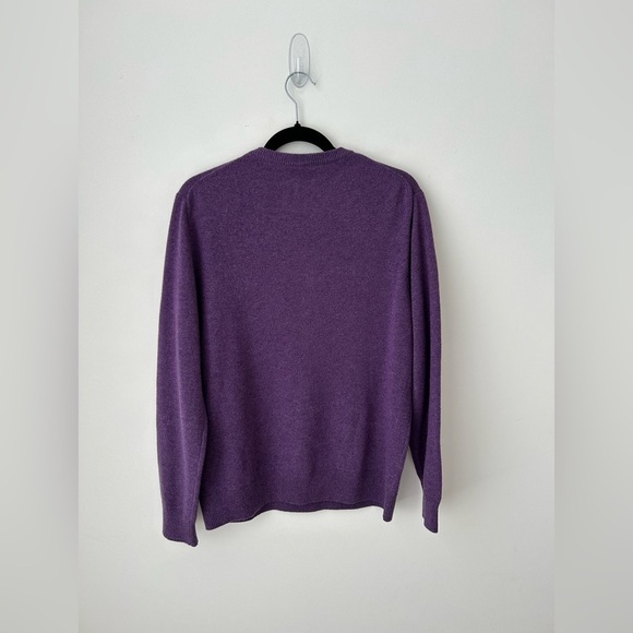 Jcrew crewneck cashmere sweater purple - Picture 9 of 10